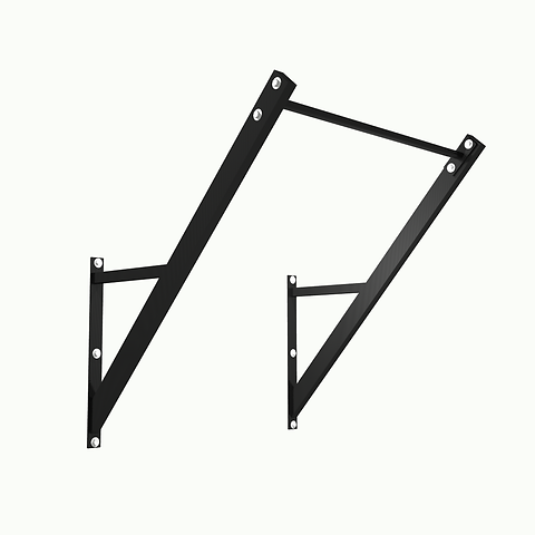 low wall mounted pull up bar